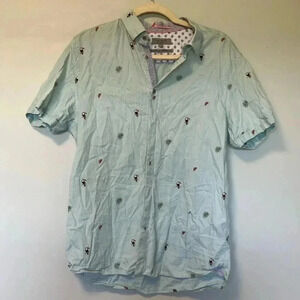 Ted Baker London button  down shirt Toucan watermelon